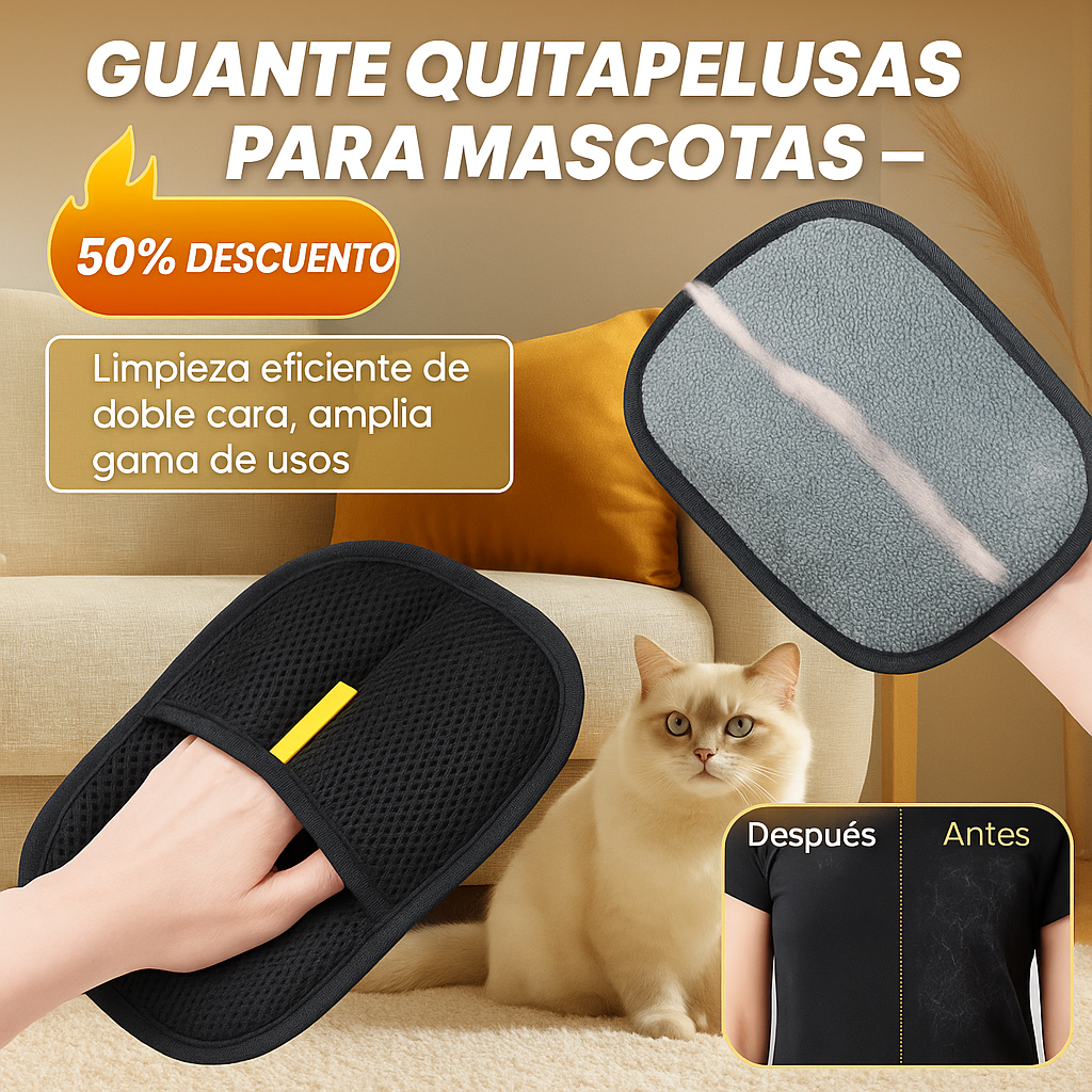 Patita-Guante quitapelos