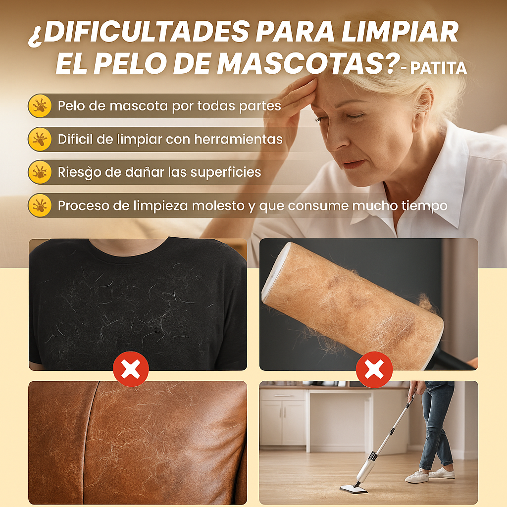 Patita-Guante quitapelos